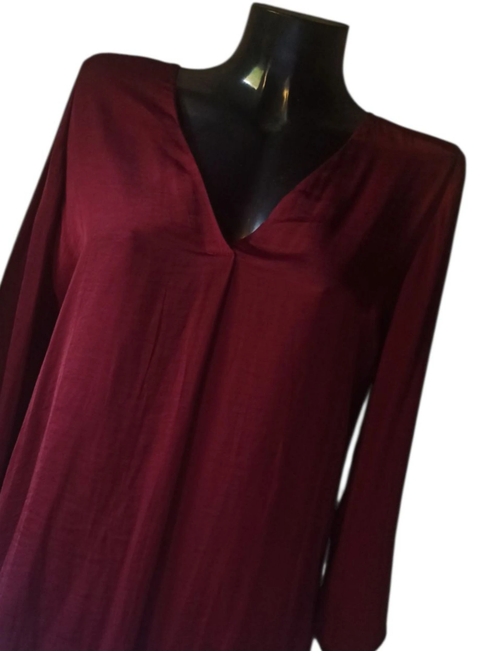 Floderse top in bordeauxkleur – photo 6